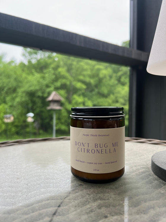 Don't Bug Me Citronella Candle